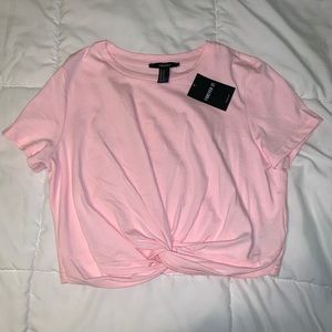 Forever 21 pink crop top